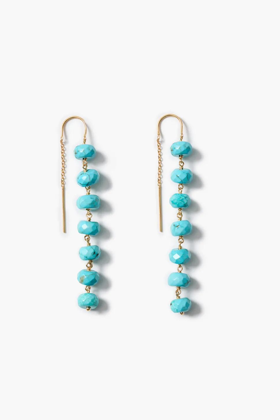 Ladder Earrings Turquoise