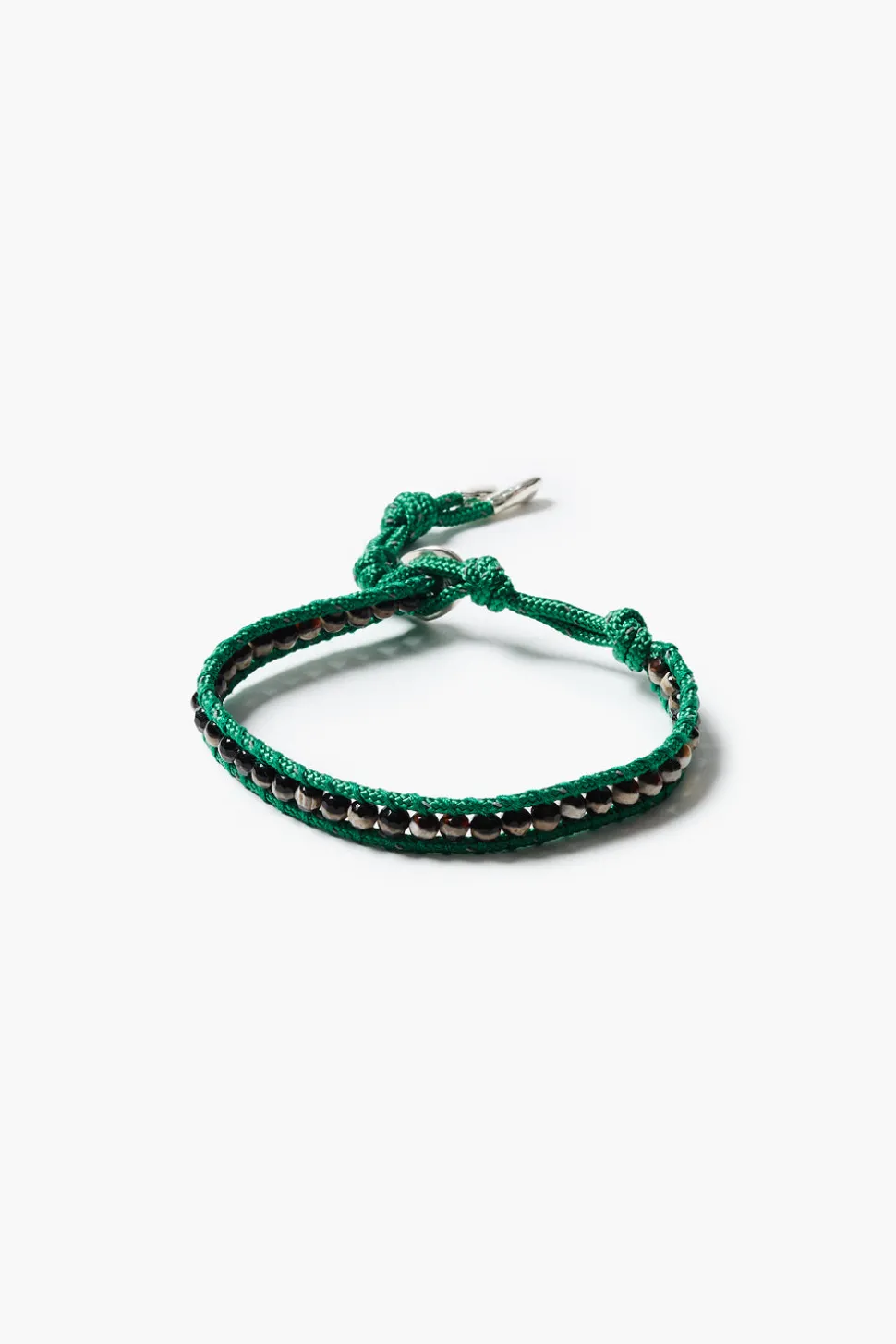 Paracord Single Wrap Bracelet Black Agate